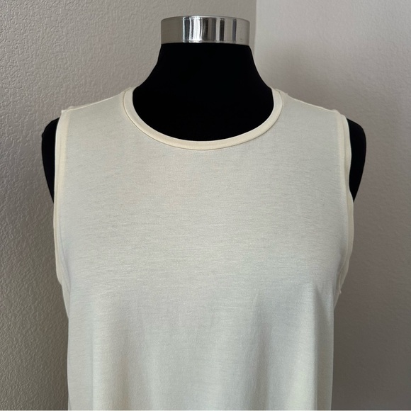 NWT Eileen Fisher Butter Sleeveless Crew Neck Short Shell Tank Top Size XL - Picture 3 of 11